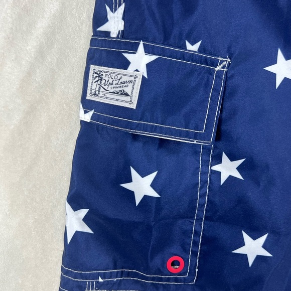 NWT Polo Ralph Lauren XL Stars and Stripes USA American Swim Shorts Trunks - Picture 3 of 8